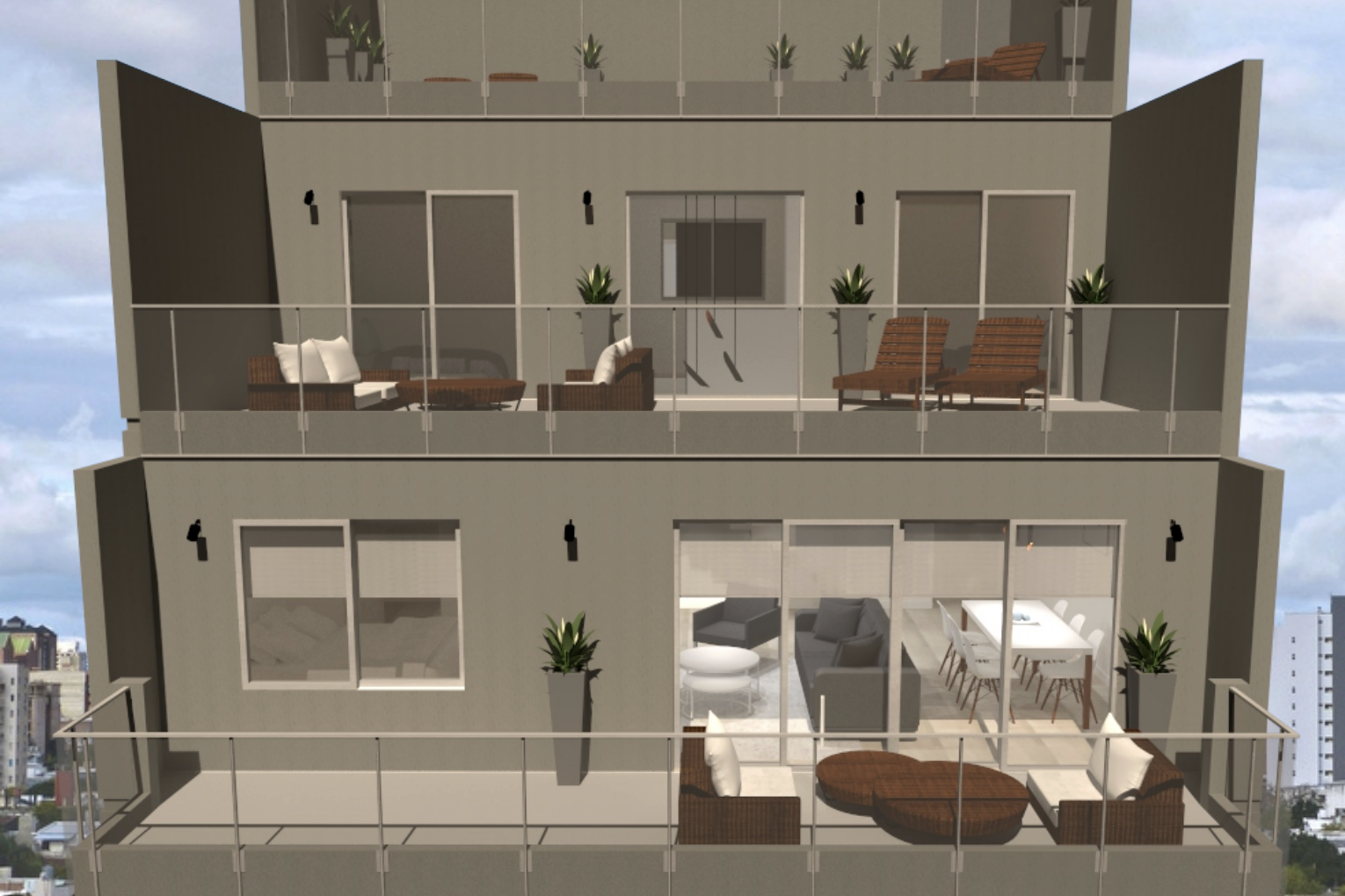 Proyecto Manuel Ugarte en Núñez, edificio residencial desarrollado por Grupo Roots en Buenos Aires