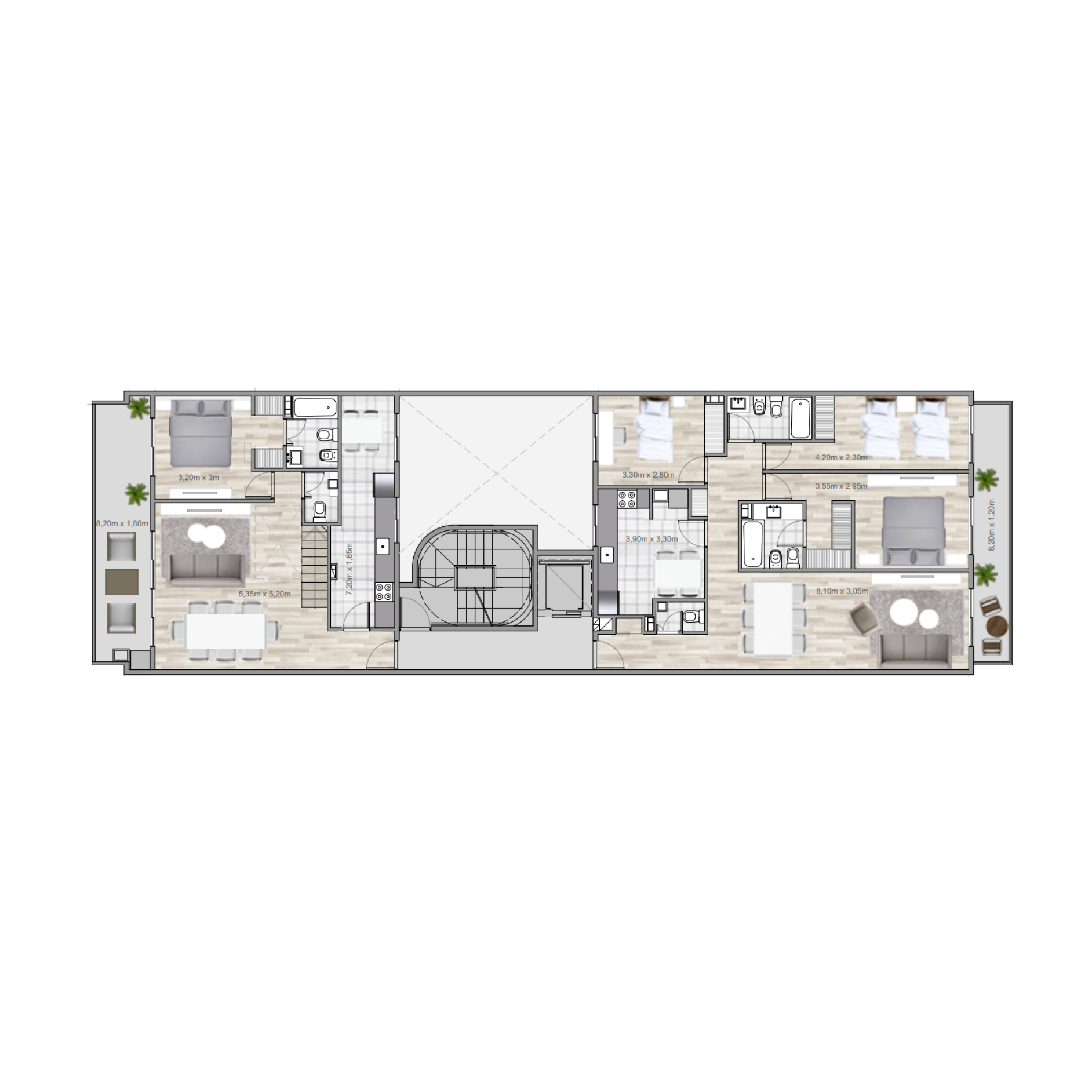 Proyecto Manuel Ugarte en Núñez, edificio residencial desarrollado por Grupo Roots en Buenos Aires