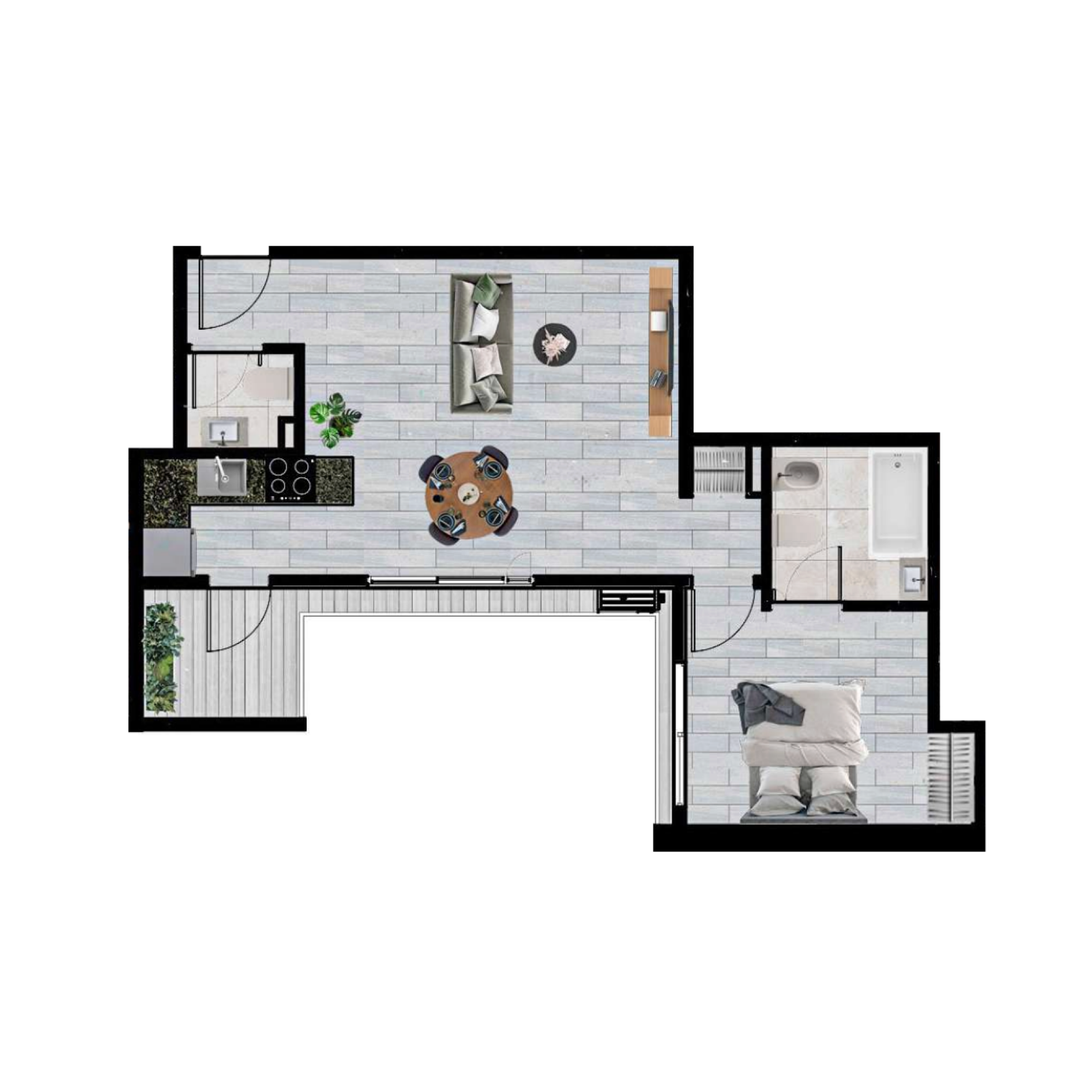 Proyecto Niceto Vega en Palermo, desarrollo inmobiliario en pozo en Buenos Aires