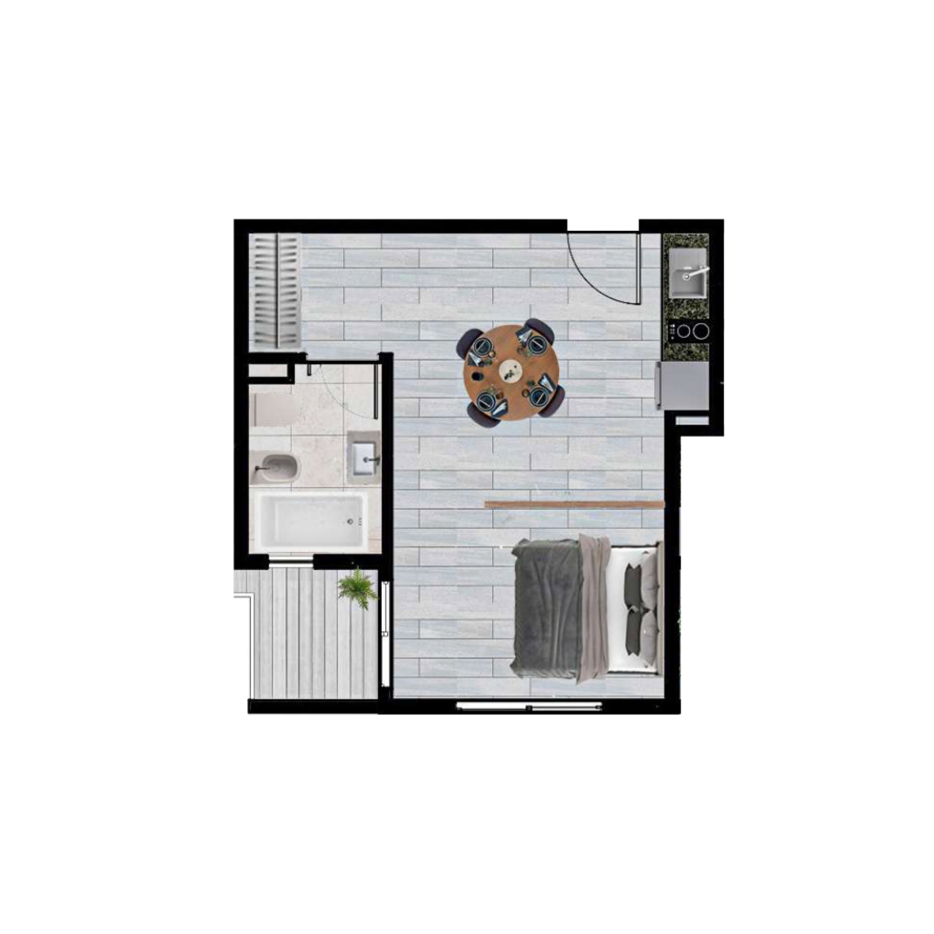 Proyecto Niceto Vega en Palermo, desarrollo inmobiliario en pozo en Buenos Aires