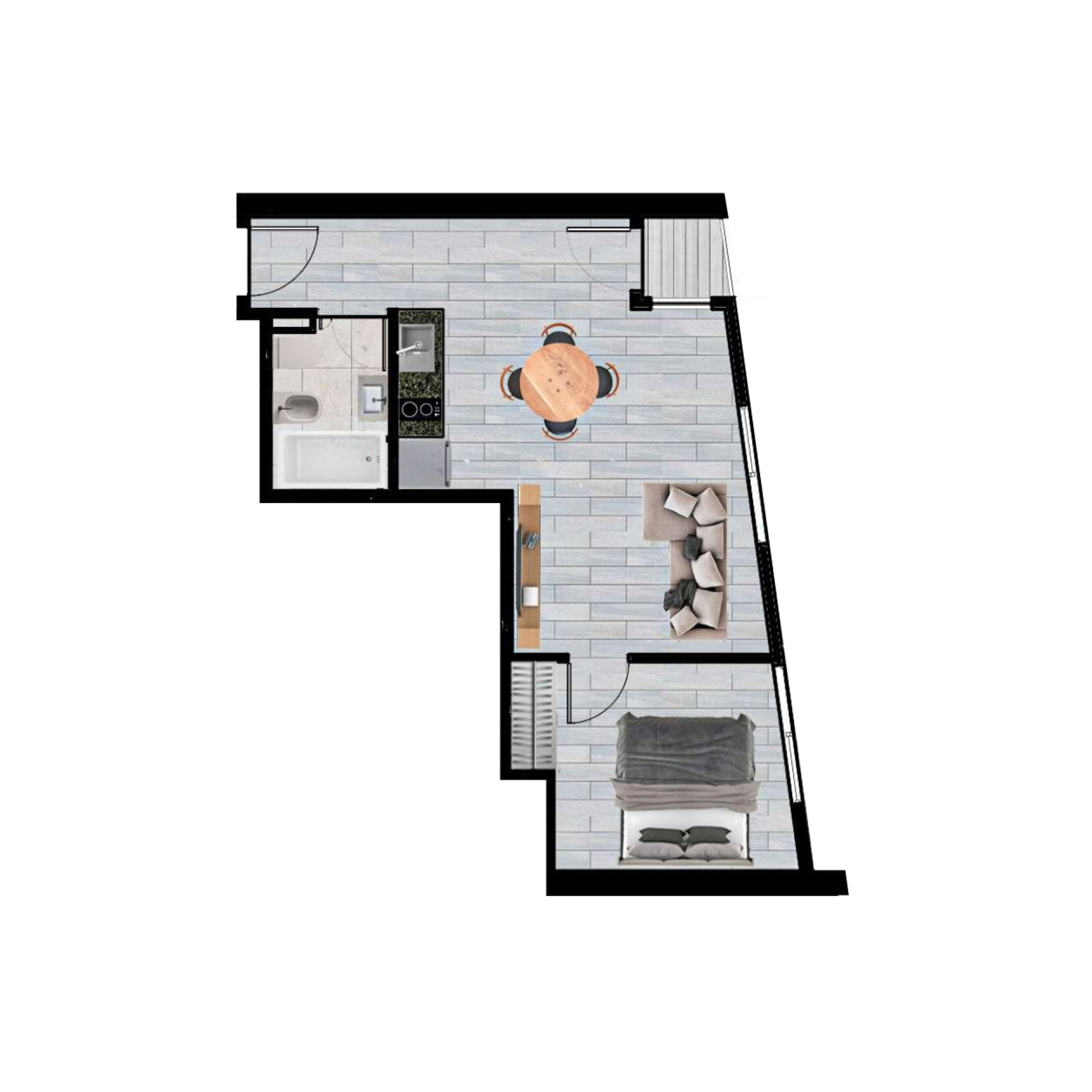 Proyecto Niceto Vega en Palermo, desarrollo inmobiliario en pozo en Buenos Aires